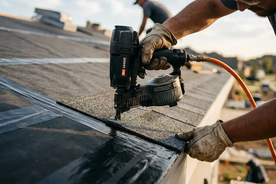 Beardman Building Services roofer sealing a fortified roof deck in Mulberry